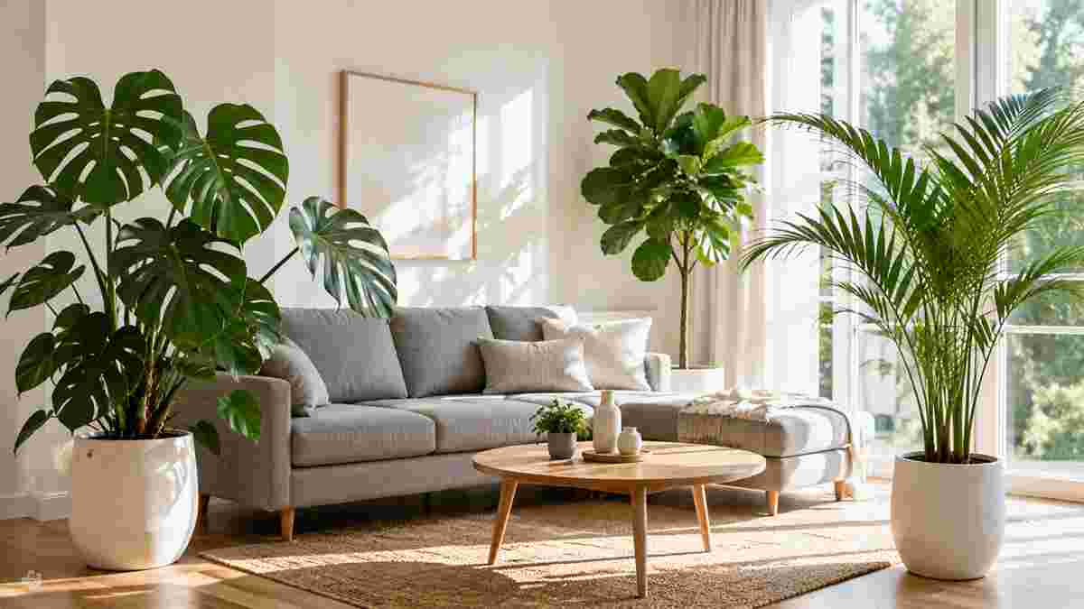 Zimmerpflanzen für moderne Wohnzimmer